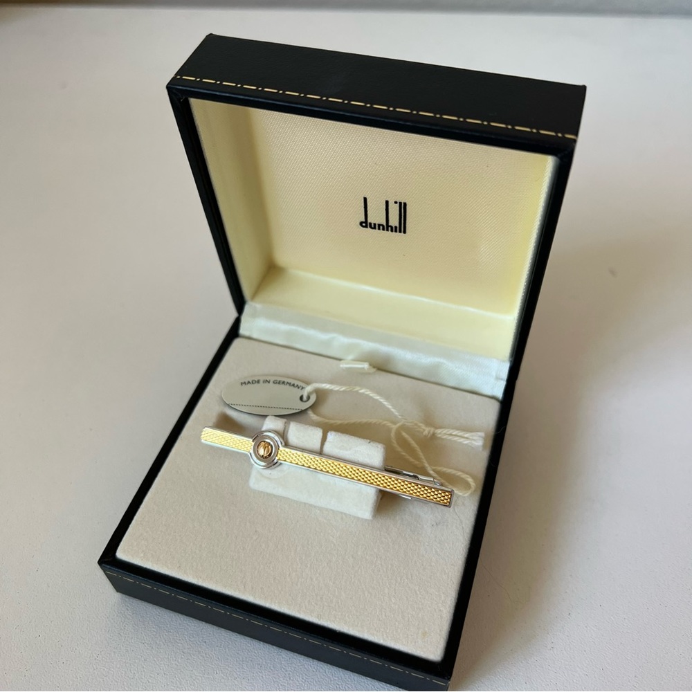 Vintage/ new Alfred Dunhill necktie bar clip